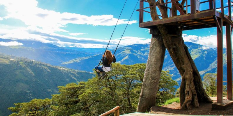 best things to do in baños- swing at the end of the world